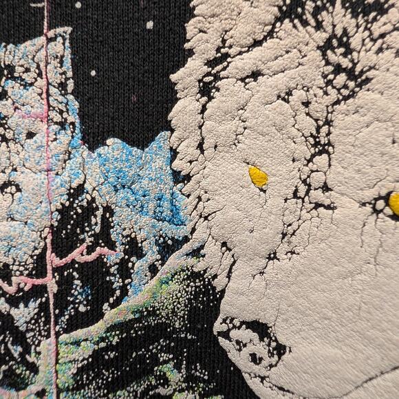 80s / 90s Good Earth Wolf Middleburgh NY Crewneck Sweatshirt - Picture 4 of 7